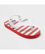 Cat &amp; Jack Toddler Adrian Americana USA Flip Flops Red/White/Blue Size S... - €10,88 EUR