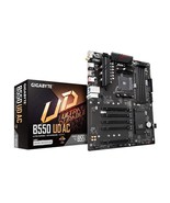 GIGABYTE B550 UD AC (AM4/ AMD/ B550/ ATX/Dual M.2/ SATA 6Gb/s/USB 3.2 Ge... - $184.99