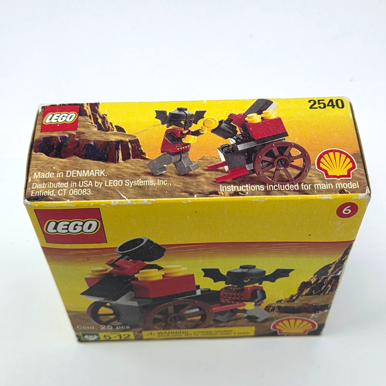 VINTAGE 2000 LEGO CASTLE FRIGHT KNIGHTS CATAPAULT # 2540 SHELL NEW IN BOX 25 PCS Item image 2