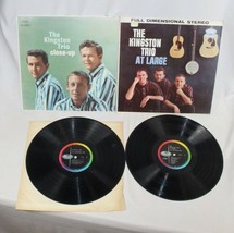 Lot of 2 The Kingston Trio Records - At Large &amp; Close-Up - Vinyl LP Albums - £13.44 GBP