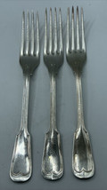 Geislingen  Silverplate Dinner Fork 8 1/8&quot; Matches Christofle Chinon - £14.01 GBP