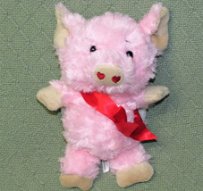Ganz Dream Angels Pigsley Pig Plush Pink With White Wings 9&quot; Stuffed Animal Toy - £7.02 GBP