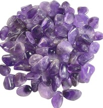 8oz Cape Amethyst Tumbled Stone 15-25mm Healing Crystal Reiki Addiction Recovery - £23.73 GBP