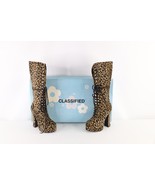 NOS Vintage 90s Streetwear Womens 5.5 Chunky Platform Heeled Go Go Boots... - $118.75