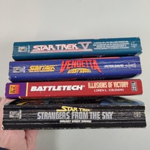 Star Trek Book Lot of 4 Final Frontier, Vendeta, Illusions of Victory, Strangers - $12.95