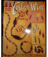DESIGN ORIGINALS   COILED WIRE BEADS &amp; JEWELRY BOOK  BY LEROY GOERTZ - $4.99