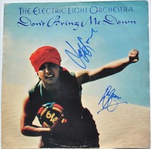 ELO - DON&#39;T BRING ME DOWN SIGNED ALBUM SLEEVE X2 - Jeff Lynne, Bev Bevon... - €252,86 EUR