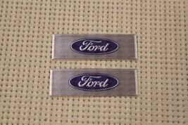 68-77 Bronco 64-66 Mustang Aluminum Door Sill Step Plate Decals Emblems ... - $253.39 MXN