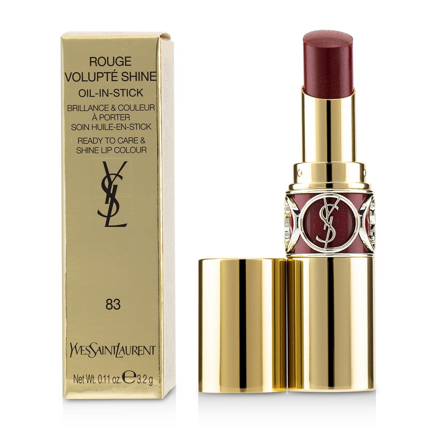 Yves Saint Laurent Rouge Volupte Shine Oil-In-Stick Lip Color - 83, Roug... - $44.00