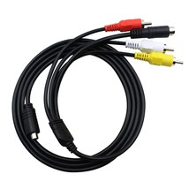 AV A/V Audio Video TV-OUT Cable Cord Wire For Sony Camcorder Handycam DCR-SR47/e - £14.05 GBP