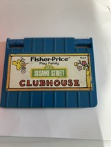 vtg Fisher Price Little People Sesame Street Clubhouse #937 part Blue Roof - £18.57 GBP