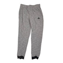 Adidas Boy&#39;s Cotton-Blend Joggers Gray Size L 14/16 - $14.85