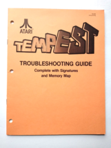 Tempest Video Arcade Game Troubleshooting Guide Original 1981 2nd Printing - $29.15