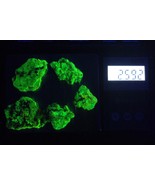 25 Grams of Autunite Fragments Shipped in a Lead Pig, Bulk Uranium Ore - €168,19 EUR