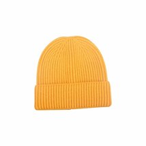 Cuff Beanie Knit Hat Cap Slouchy Skull Ski Men Women Plain Winter Yellow... - £10.30 GBP