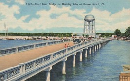 Postcard Blind Pass Bridge On Holiday Isles Sunset Beach Florida B35 - £3.87 GBP