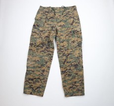 Vintage Streetwear Mens Large Faded Digi Camouflage Double Knee Cargo Pants - £45.70 GBP