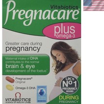 Plant-Based Prenatal Multivitamins - Pregnacare Plus Omega-3, 112 Total ... - $791.54 MXN