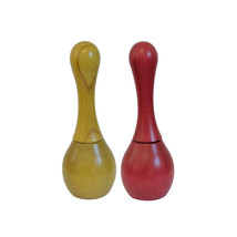 Maracas 9 Beechwood Spice Mill Green and Red 2 Pack - £12.54 GBP