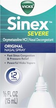 Vicks Sinex Severe Nasal Spray 0.50 oz( Pack of 3) - £28.66 GBP