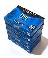 SONY Mini DVC 60 Premium Digital Video Cassette Tape Lot of 5