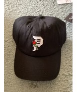 Primitive Brand Cap, Unisex, Black, Embroidered Rose On Brand Name - $21.77