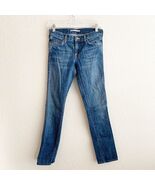 VINCE Slim Straight Light Wash Mid Rise Blue Jeans Womens Size 25 - $31.89 CAD