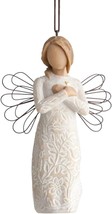 Remembrance Angel Lighter Skin Ornament Memories Hold Each one Safely in... - £49.23 GBP