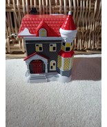 Small Village Town Center Christmas House(Red/White)-Brand New-SHIPS N 2... - $20.94