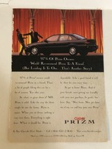 1996 Geo Prism Car Vintage Print Ad Advertisement Automobile pa18 - £4.69 GBP