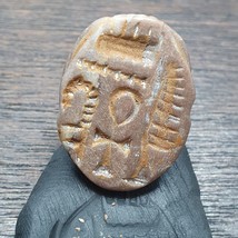 Gioielli antichi arte egizia timbro scarabeo perline amuleto incisione - €80,09 EUR