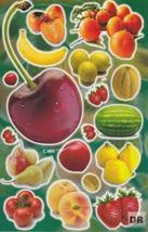 Fruit Food Vegan Craft Kids Kindergarten Sticker 27x18cm/10x7&quot; D265 - £3.92 GBP