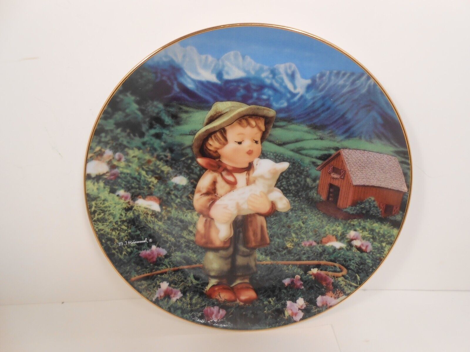 Danbury Mint MJ Hummel Lost Sheep Gentle Friends T3045 - $9.50