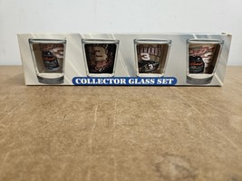 Hunter Collector Glass Set 4 Piece Shot Glass 3144 #3 Dale Earnhardt  - $238.96 MXN