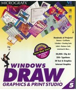 Windows Draw Graphics &amp; Print Studio 5 [CD-ROM] - $64.35