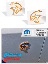 Hellcat Fender Emblem Overlay Decals - 2015-2018 Dodge Challenger SRT He... - $281.37 MXN