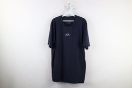 Vtg Oakley Hydrolix Mens 2XL Spell Out Center O Logo Knit Short Sleeve T-Shirt - £48.58 GBP