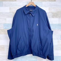 POLO Ralph Lauren Golf Bi-Swing Windbreaker Jacket Blue Full Zip Mens 2X... - £89.94 GBP