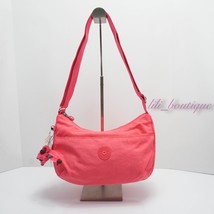 NWT Kipling KI0382 Adley Crossbody Shoulder Bag Purse Nylon Grapefruit Tonal $89 - £47.03 GBP