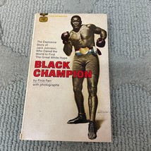 Black Champion Biography Paperback Book by Finis Farr Fawcett Crest Book 1956 - £12.61 GBP