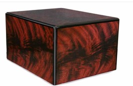 Bordeaux Adult 250 Cubic inch Wood Box Funeral Cremation Urn for Ashes - £240.47 GBP