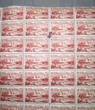 French West Africa Mint Stamp Sheets 50c & 10c Colonial Issues Damaged Panel image 3