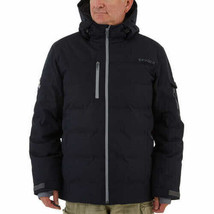 Spyder Men’s Outdoor Insulated Down Jacket  Size XL, Black - $117.80
