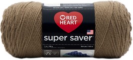 Red Heart Super Saver Yarn-Cafe Latte E300B-360 - £19.94 GBP
