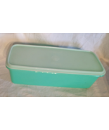 Vintage Tupperware #782-7 Jadeite Green Celery Bread Keeper Box with Lid - £8.74 GBP