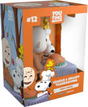 Peanuts - Charlie &amp; Snoopy Thansgiving Boxed Vinyl Figure by YouTooz Col... - £27.92 GBP