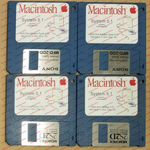 Vintage Macintosh System Install Disks(800k Disk)512ke,Plus,SE,SE FDHD(V... - £16.04 GBP