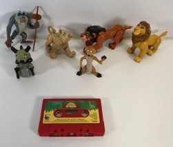 Vtg Disney Lion King Toys Burger King 1994 Lot Of 6 Simba Mufasa Scar Nala &amp;tape - £11.90 GBP