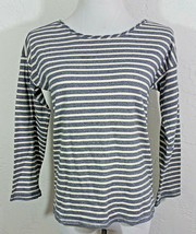 Madewell Womens XXS Top Striped Multicolor Long Sleeve Scoop Neck Casual... - $19.99