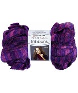 Red Heart Boutique Ribbons Yarn, Aurora - £7.33 GBP